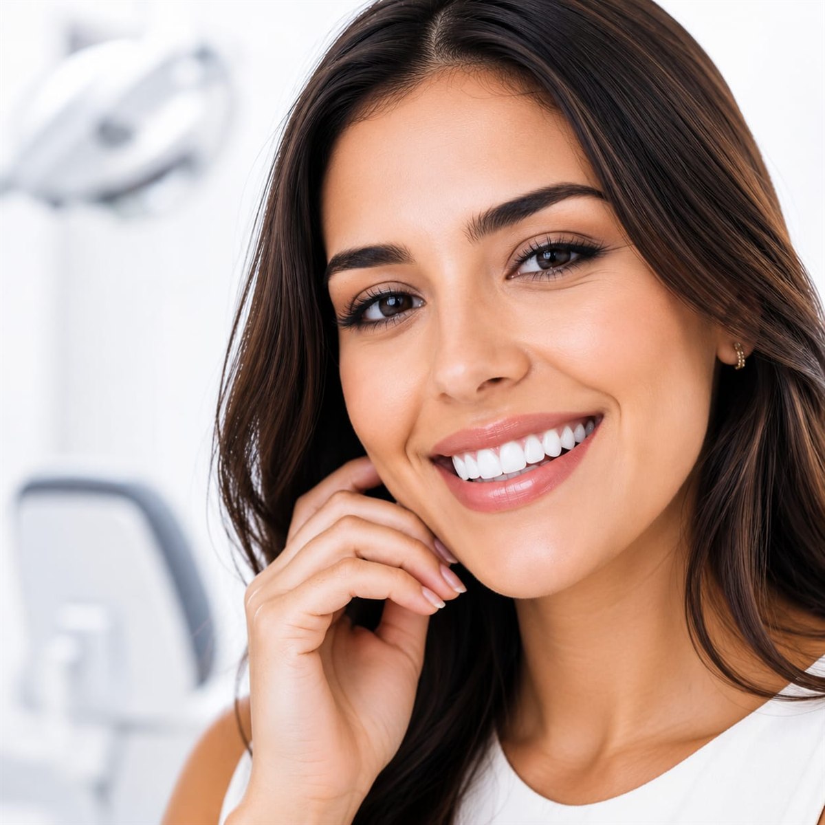 Paciente con sonrisa estética CLIRES
